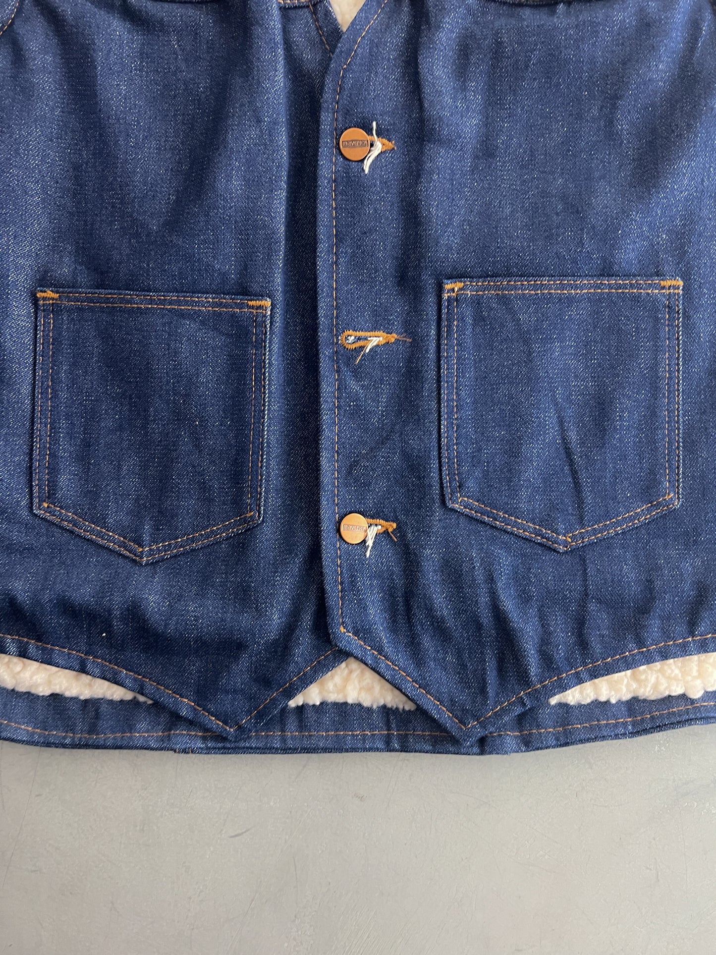 Maverick Denim Sherpa Vest [L]