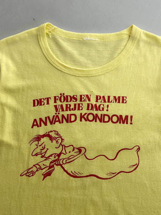 Swedish Condom Slogan Tee [M]