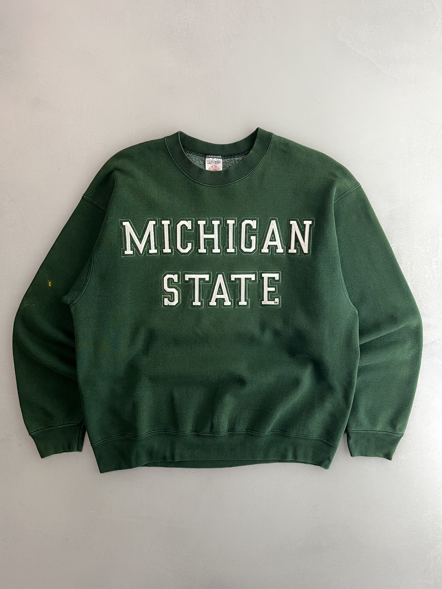 1990's Faded Michigan State Sweatshirt [L]
