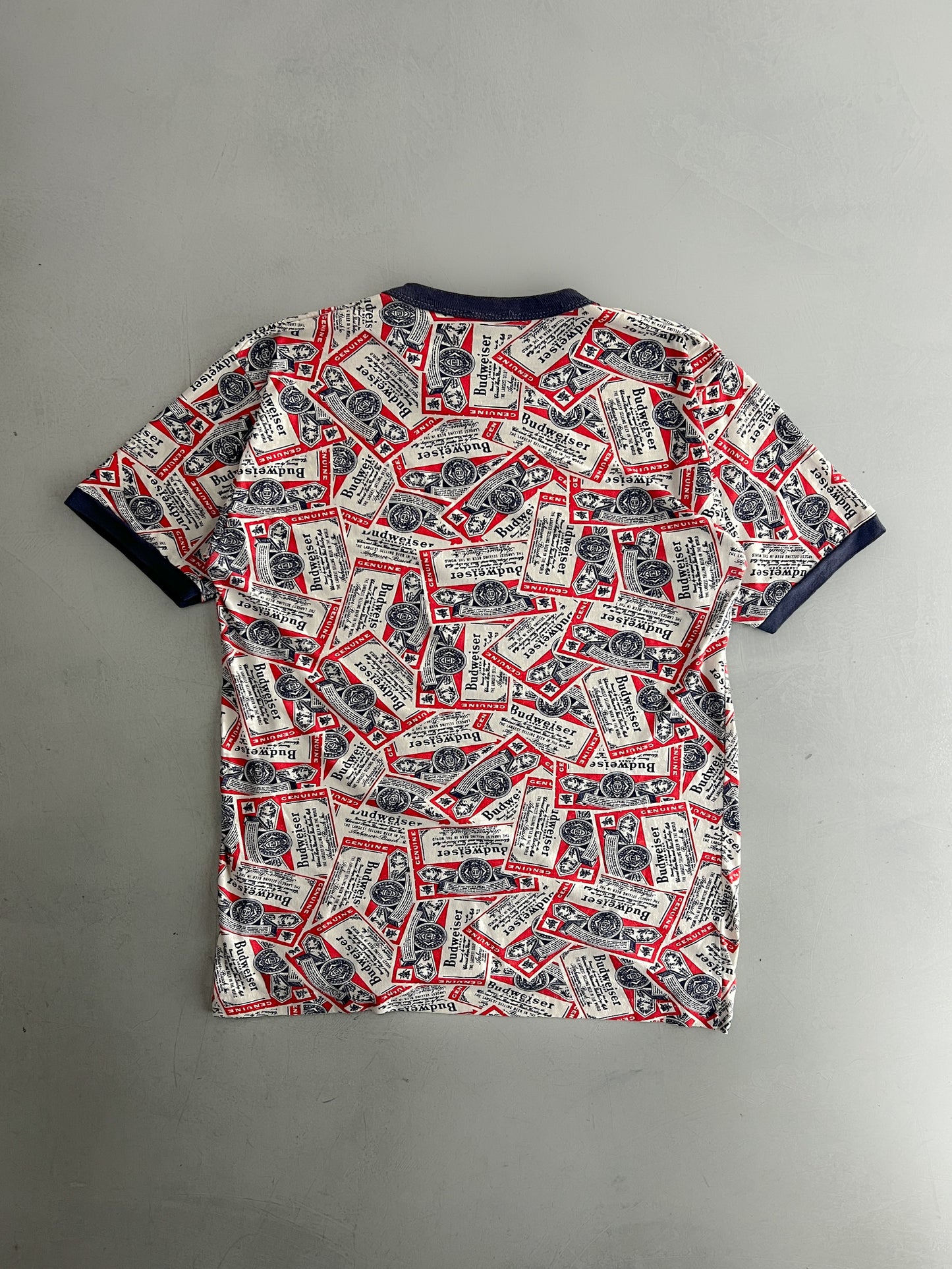 1970's Budwiser All Over Print Ringer [M]
