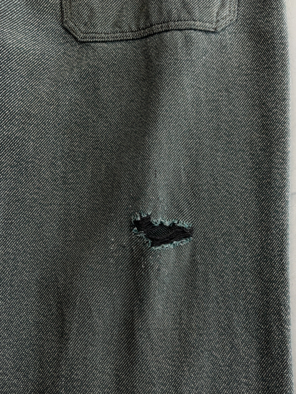 1960's Swiss Army Salt 'n' Pepper Work Pants [38"]