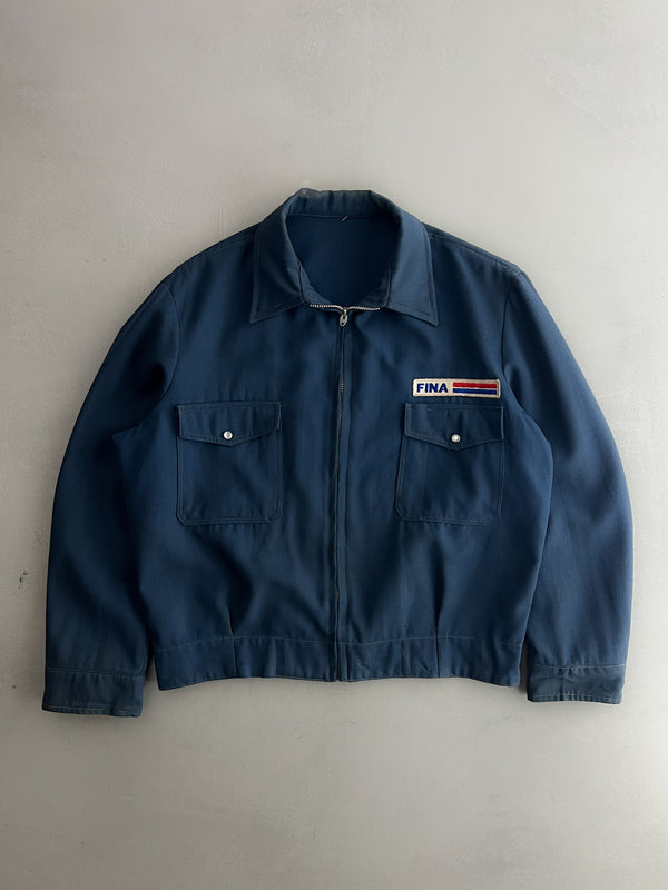 1970's Cotton Twill Mechanic Jacket [L]