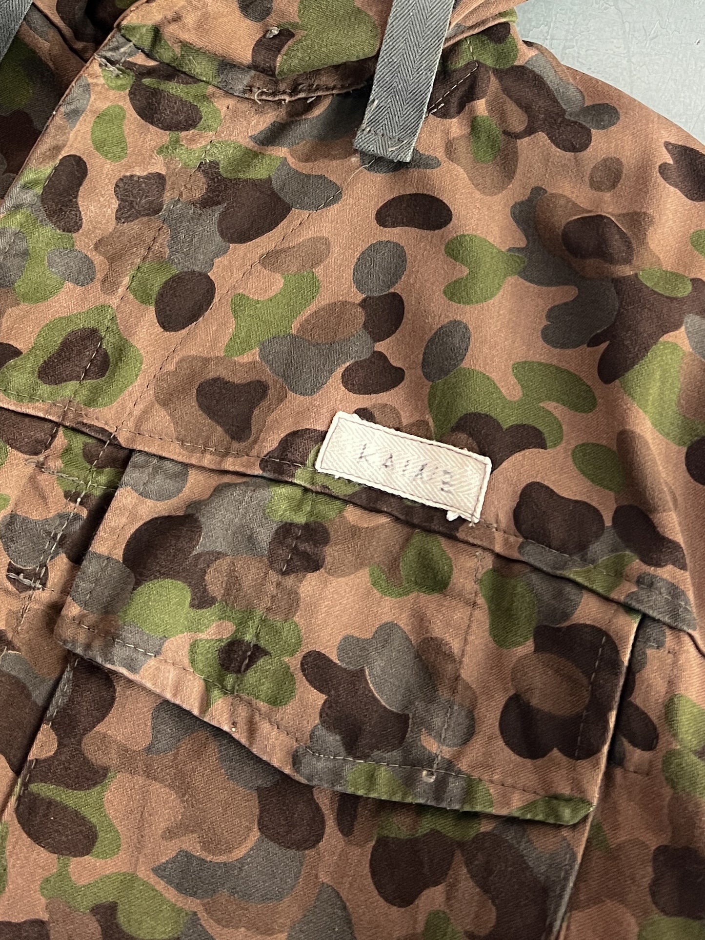 Austrian Army Peadot Camo Fishtail Parka [L]