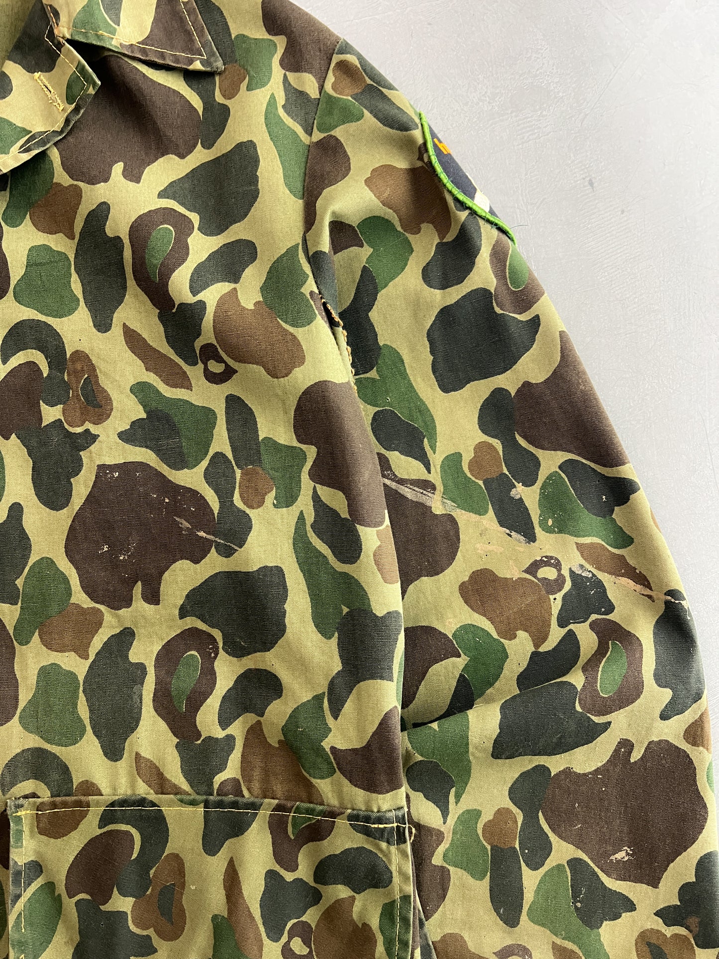 60's Saf-T-Bak Duck Camo Hunting Jacket [M/L]