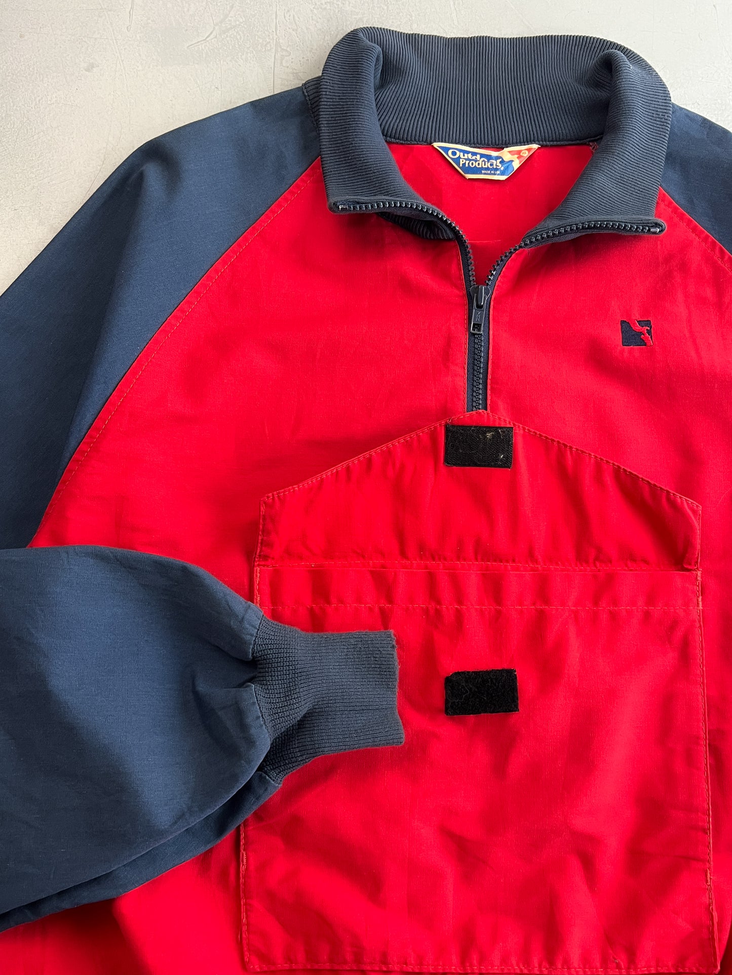 1990's Made in USA Quarter Zip Pullover [L]