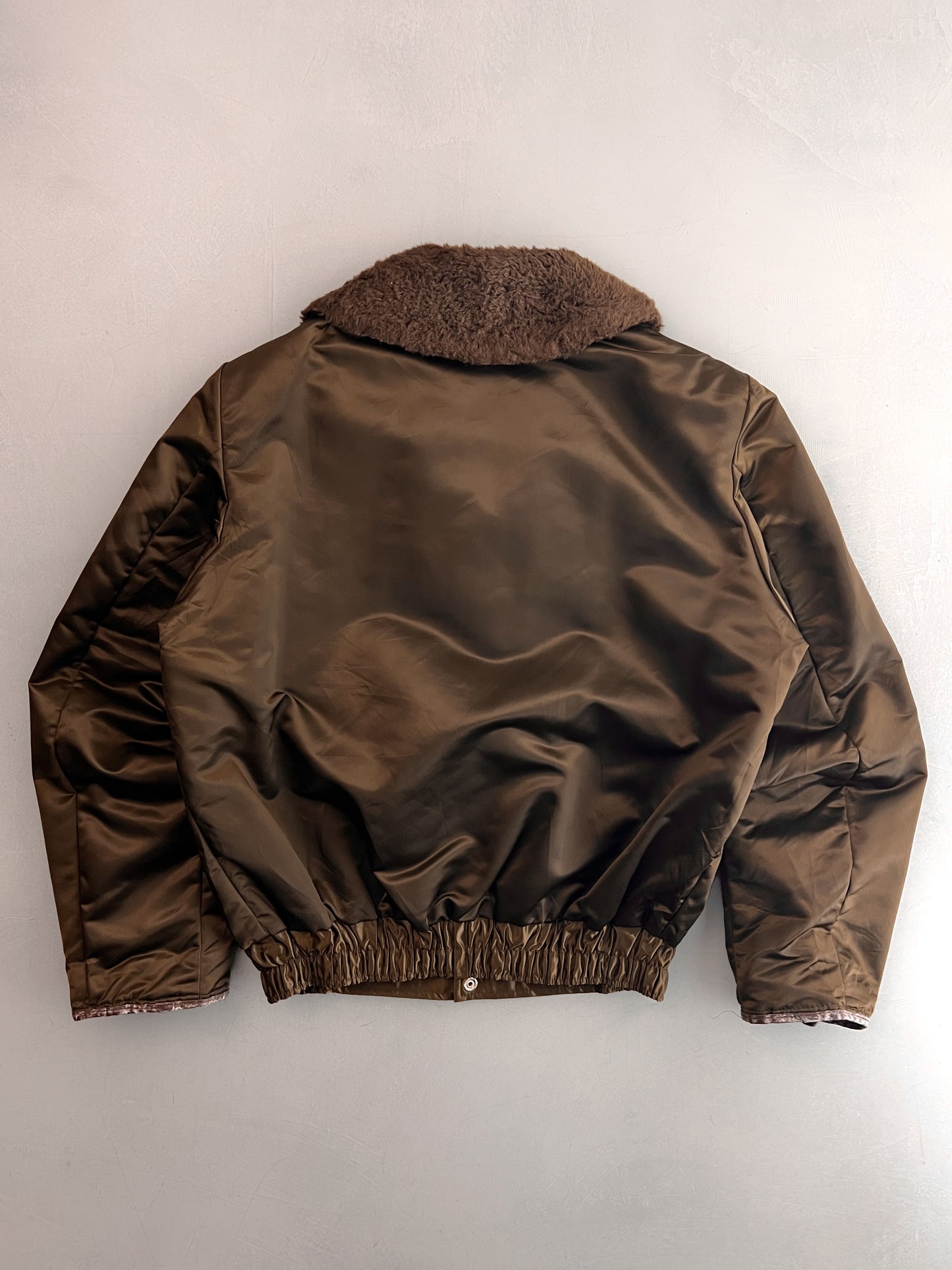 The Lawman Nylon Bomber Jacket [L]