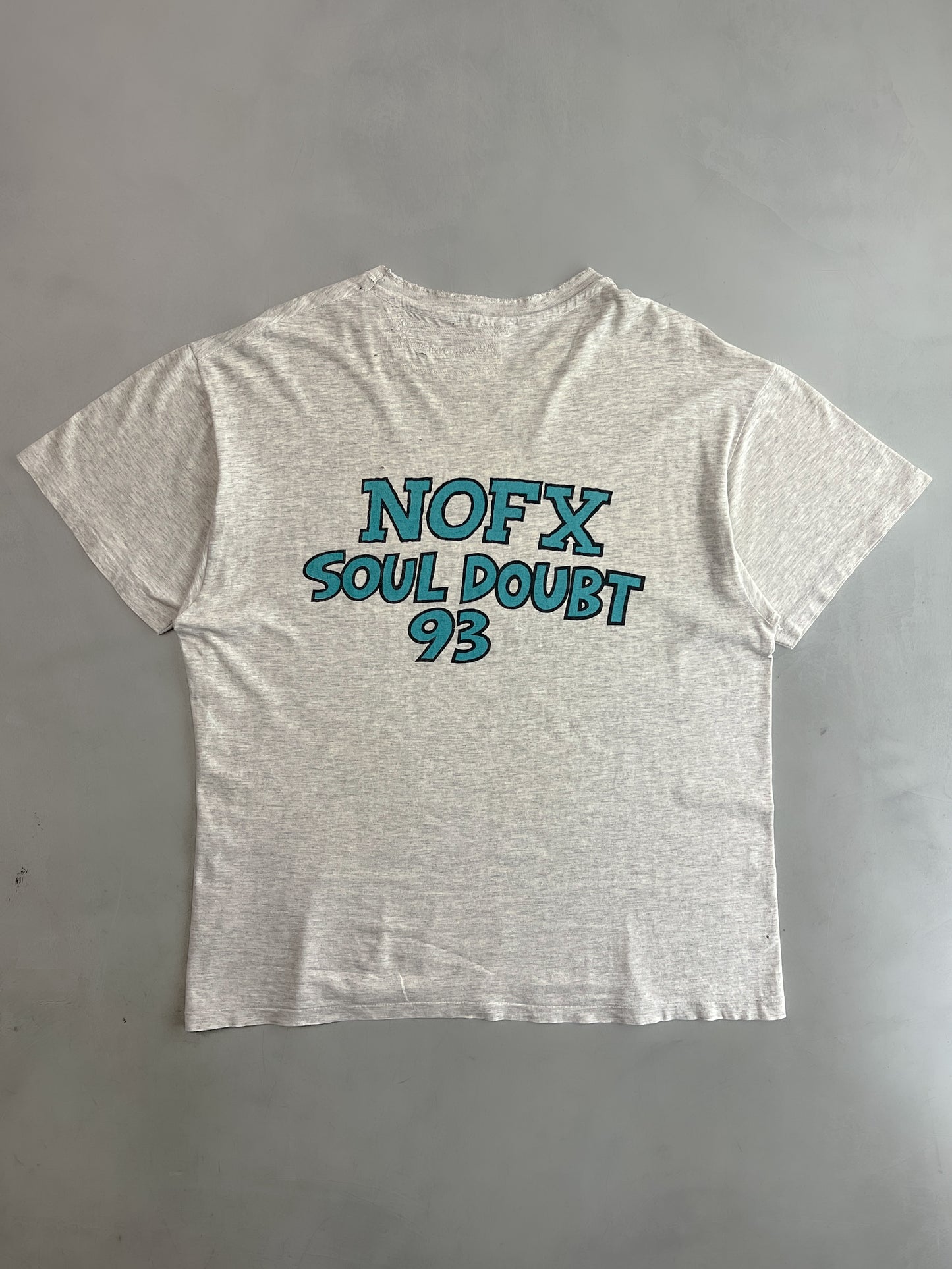 '93 NOFX "White Trash Two Heebs & A Bean" Tee [XL]