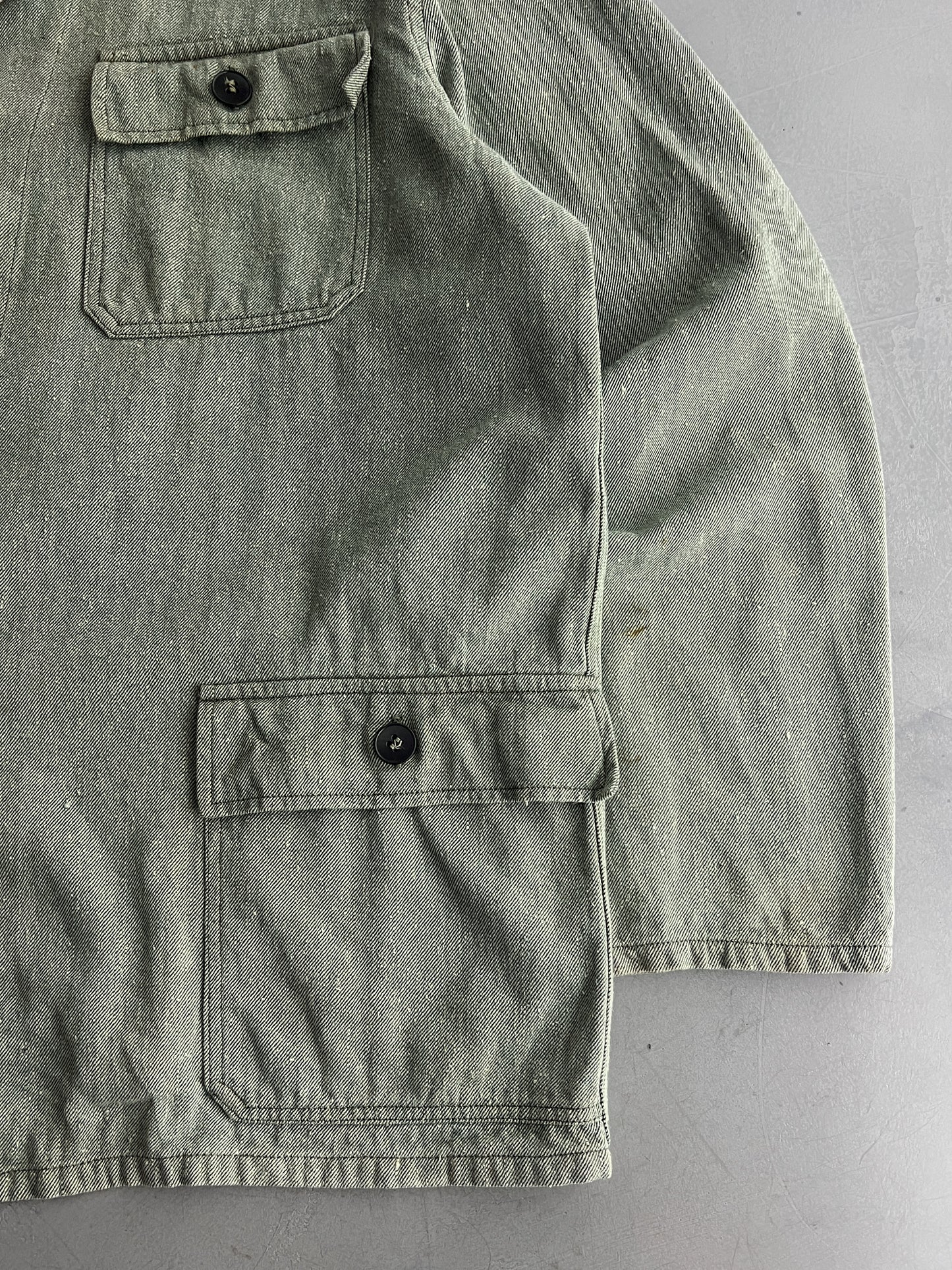 French Salt And Pepper Work Jacket [L/XL]