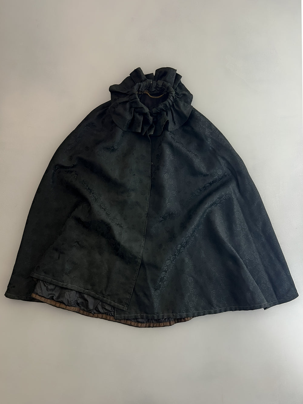 Early 20th c. British Jacquard Cape [OSFA]