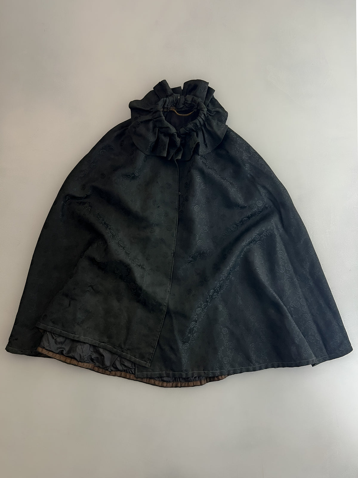 Early 20th c. British Jacquard Cape [OSFA]