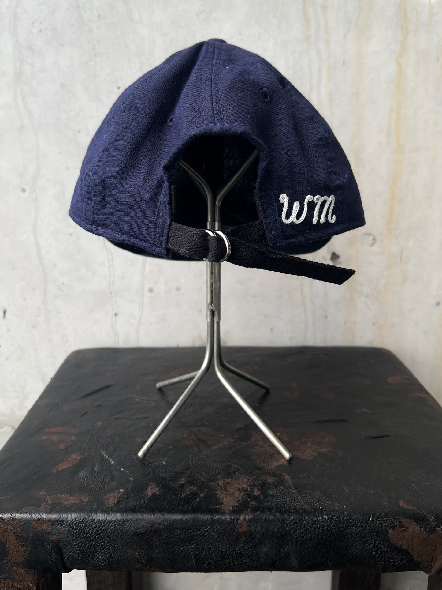 Early 20th c. Japanese Fabric 1930's Baseball Cap By Troy O'Shea Handmade [Adjustable]