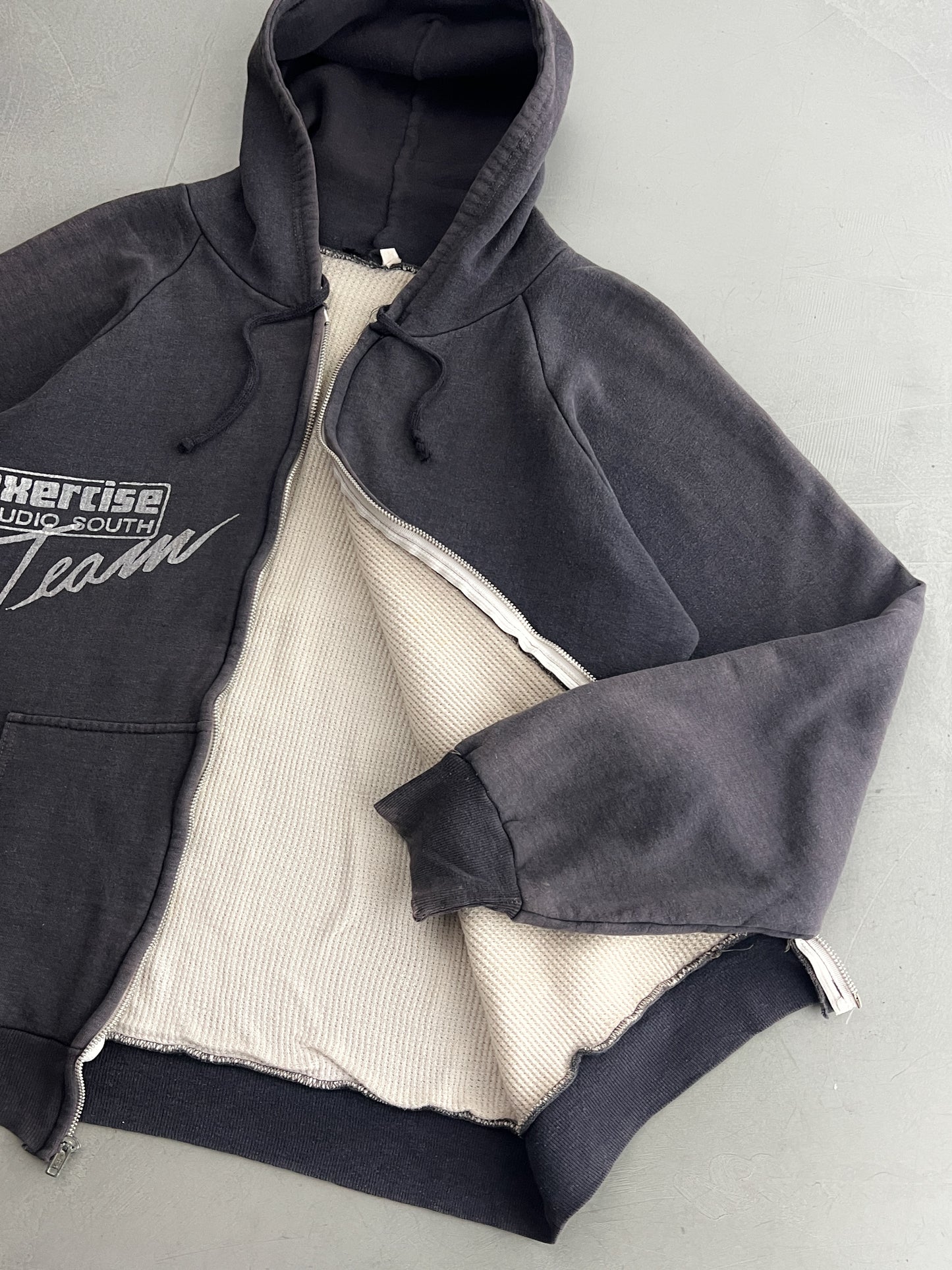 Faded Thermal Lined NYC Marathon Hoodie [L/XL]