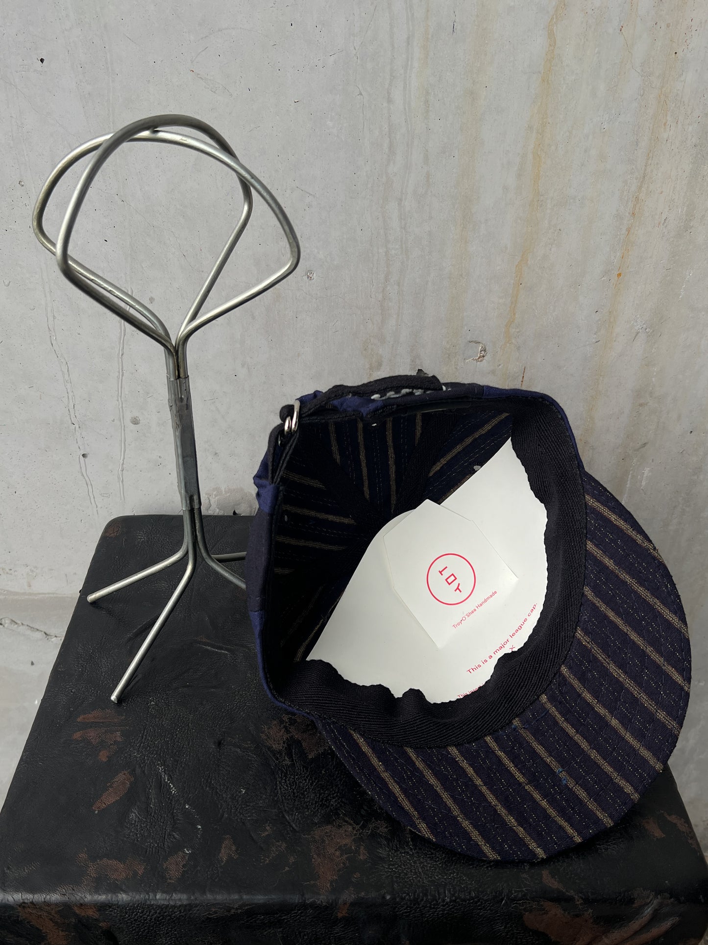 Early 20th c. Japanese Fabric 1930's Baseball Cap By Troy O'Shea Handmade [Adjustable]