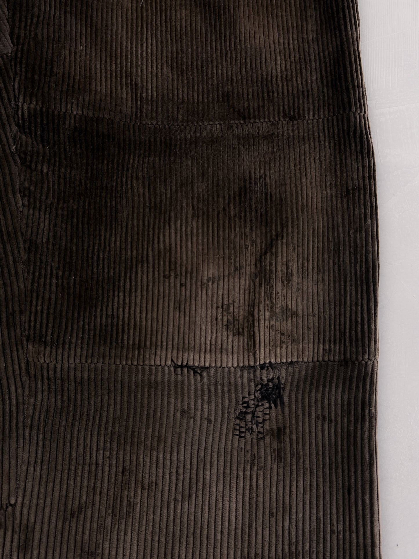 30's/40's French Cord Buckle Back Work Pants [31"]