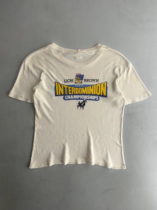 Thrashed Lion Brown Beer Tee [M]