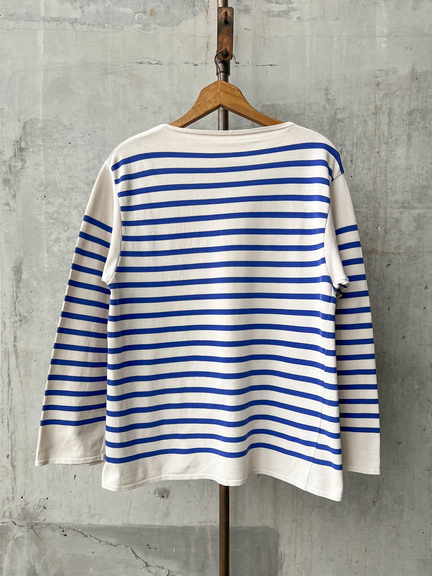 1980's French Marine Nationale Breton Striped Shirt [XL]
