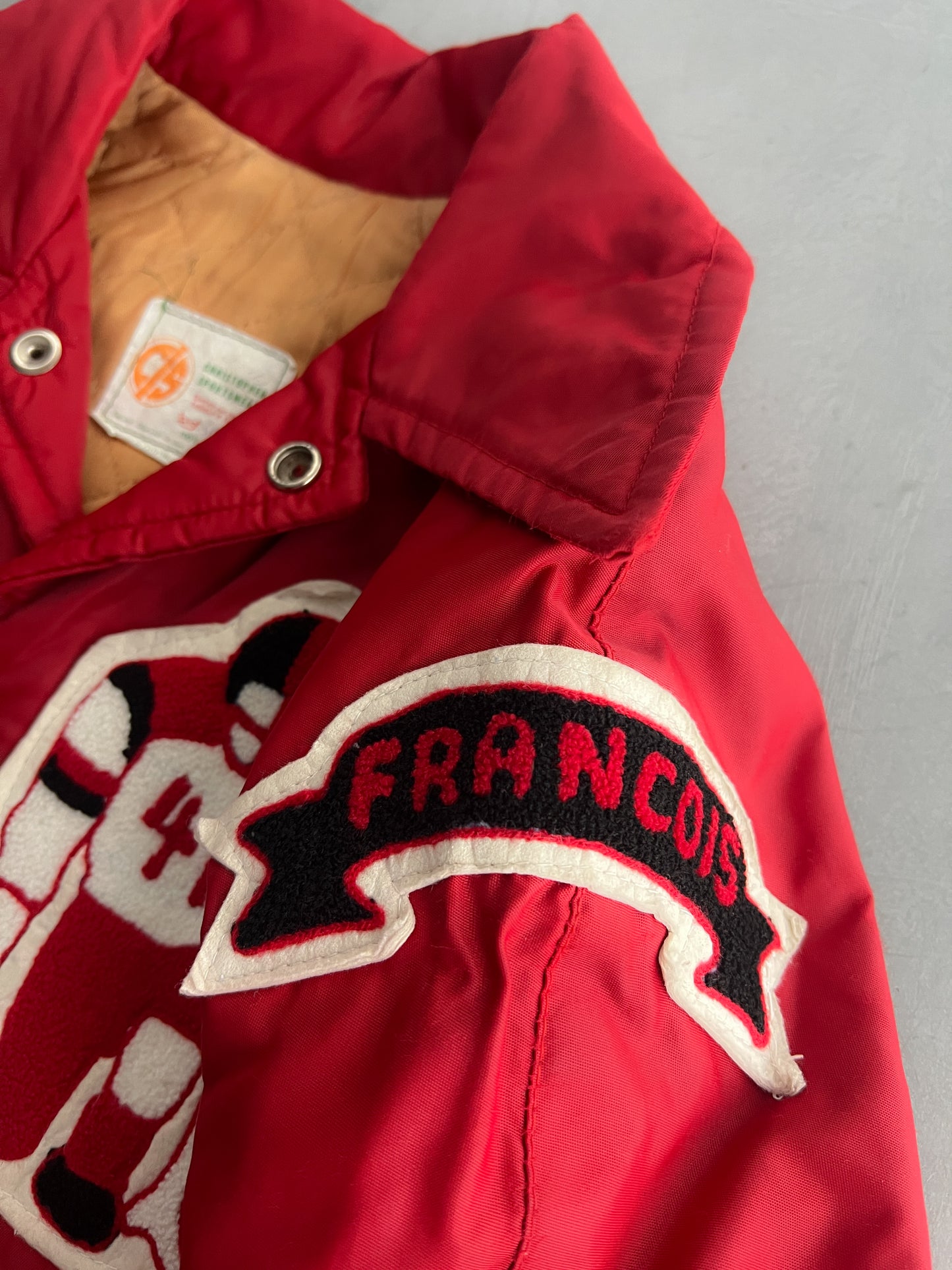 1970's Nylon Varsity Jacket [XS-S]