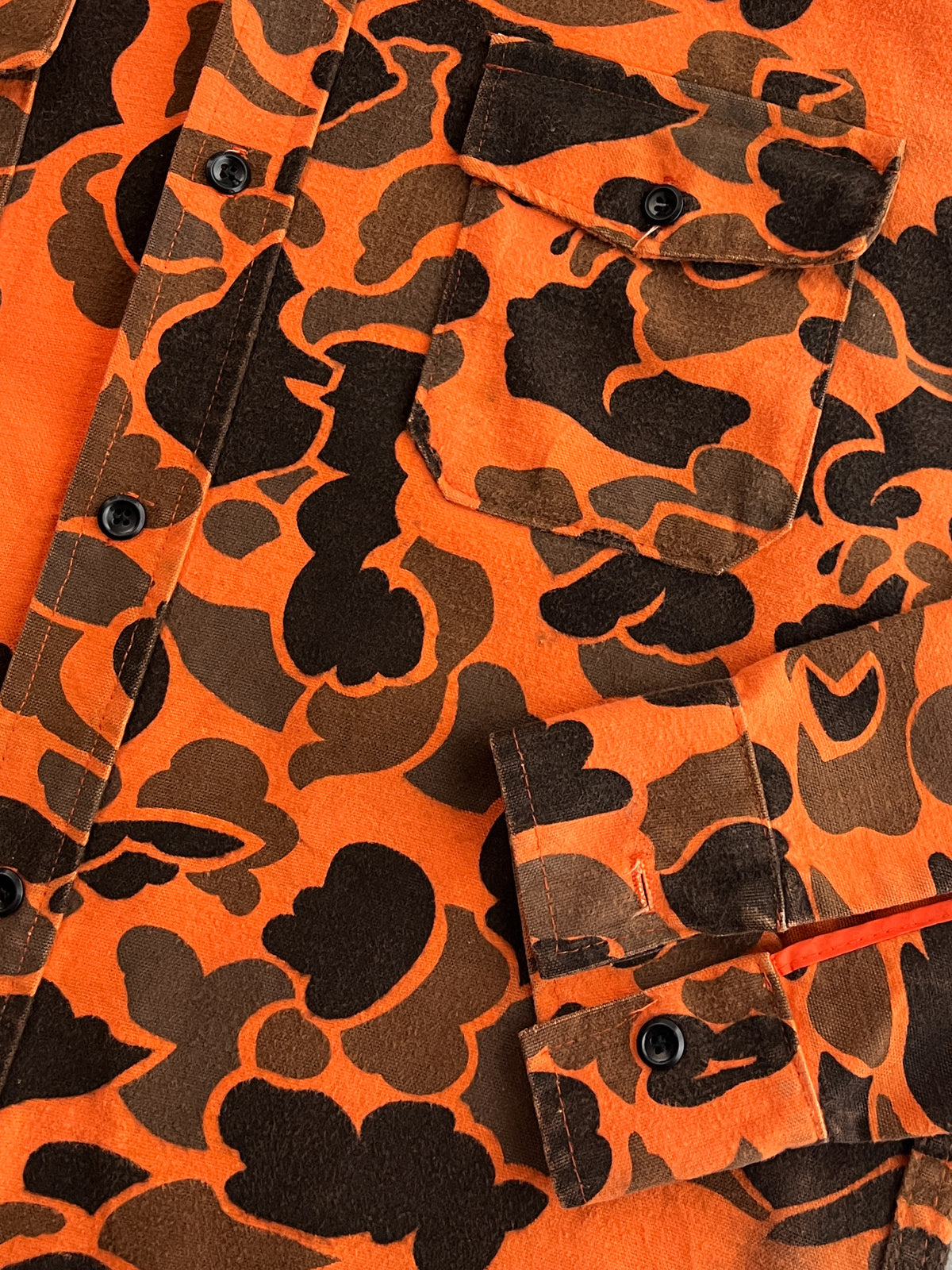 6363 Deerskin Survival Orange Camo Flannel [L]