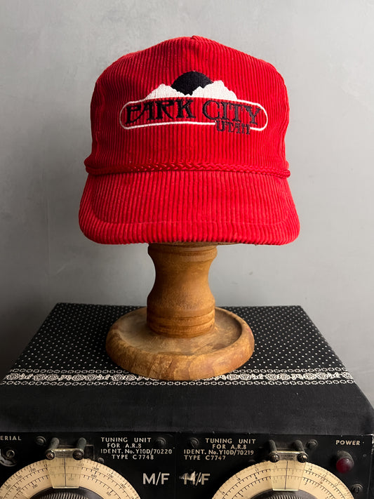 Park City Ski Resort Cord Trucker Cap