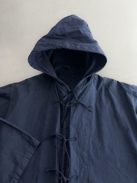 French Indigo Tie Up Smock  [L]