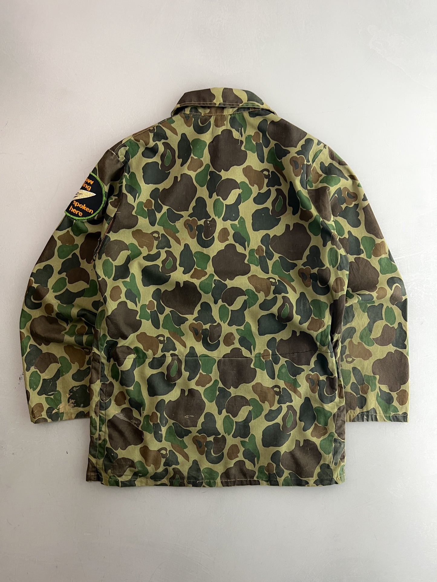 60's Saf-T-Bak Duck Camo Hunting Jacket [M/L]