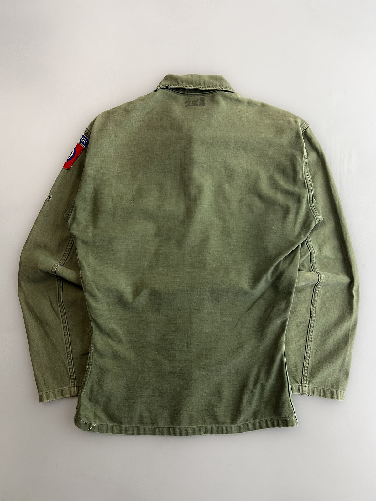 1960s U.S. Army 82nd Airborne OG-107 Utility Shirt [S/M]