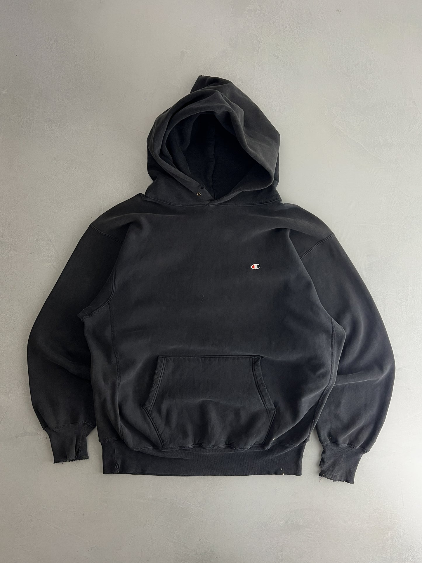 Faded Made in USA Champion Reverse Weave Hoodie [2XL]