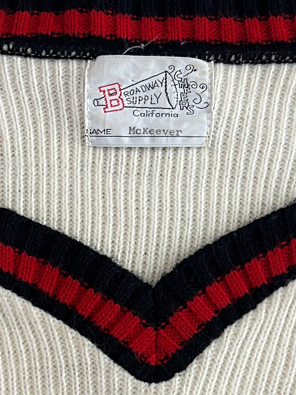 1970's Broadway Supply Cheer Sweater [Women's S]
