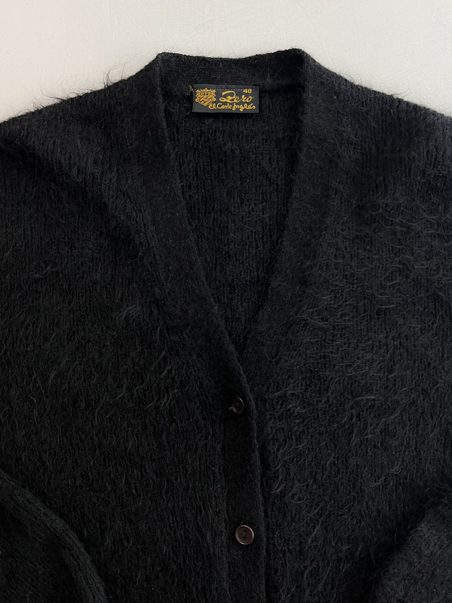 El Corte Brushed Mohair Cardigan [S]