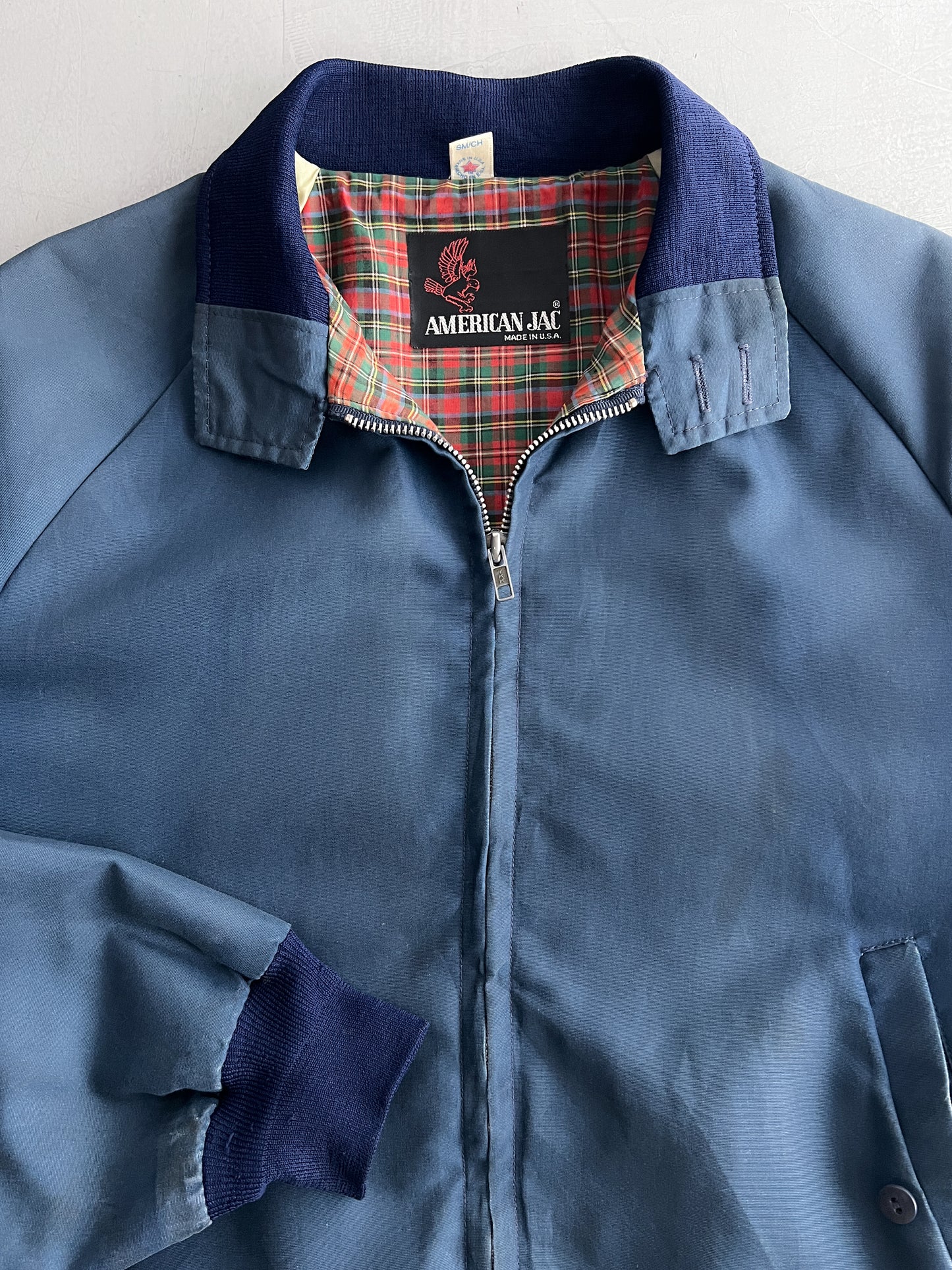 Tartan Lined Harrington Jacket [M]