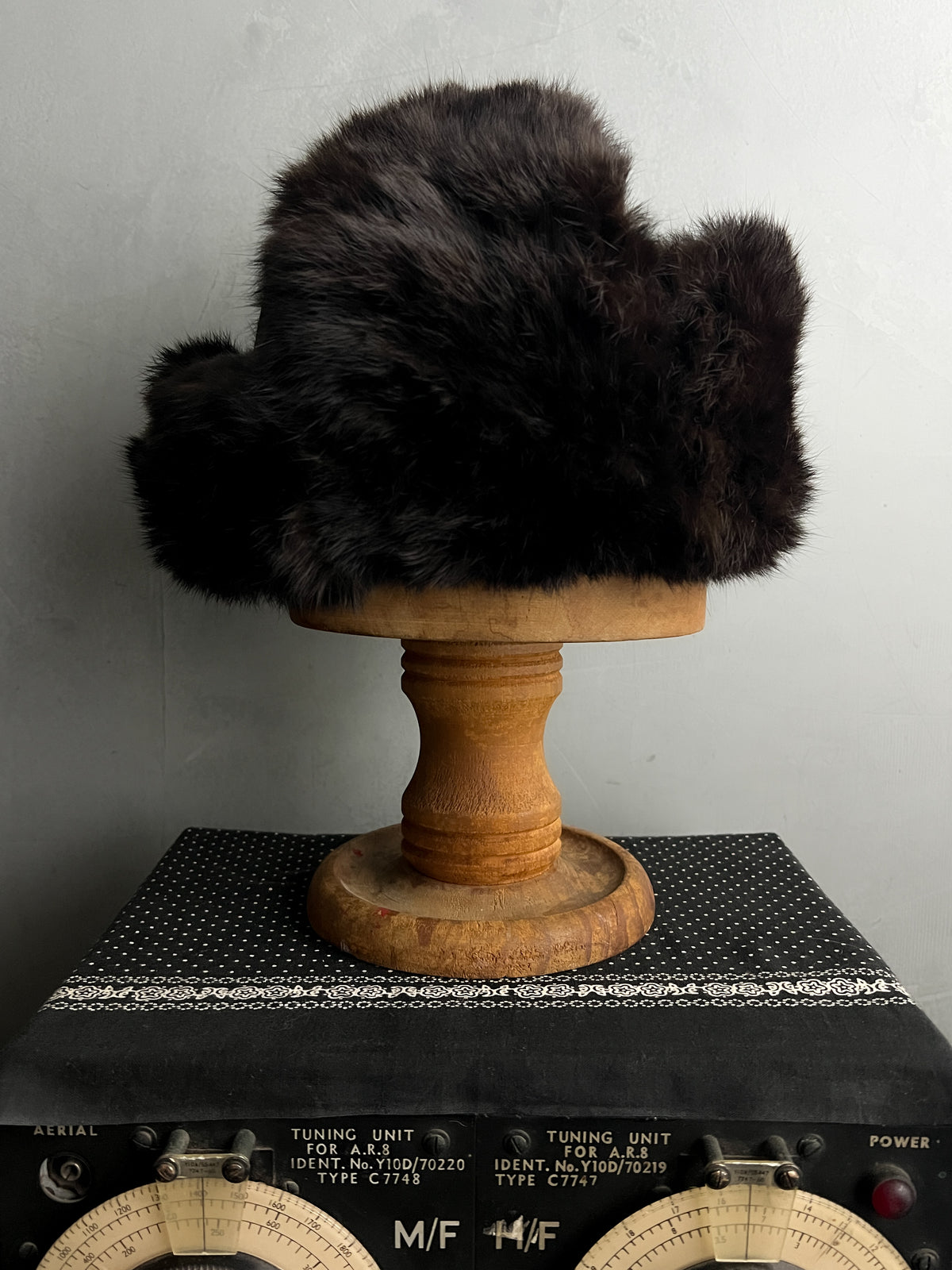Suede Chapka Hat