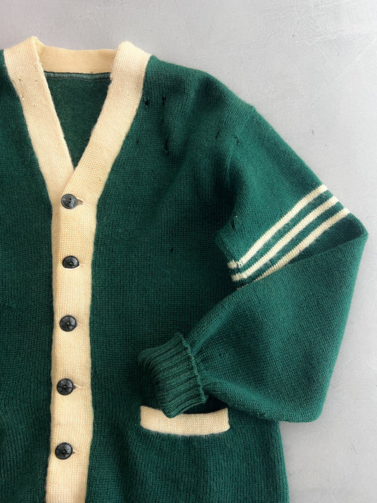 Thrashed Varsity Cardigan [S]