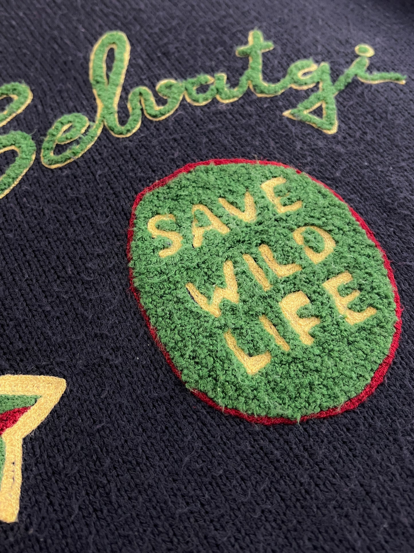 1990's Save Wildlife Sweater [L]