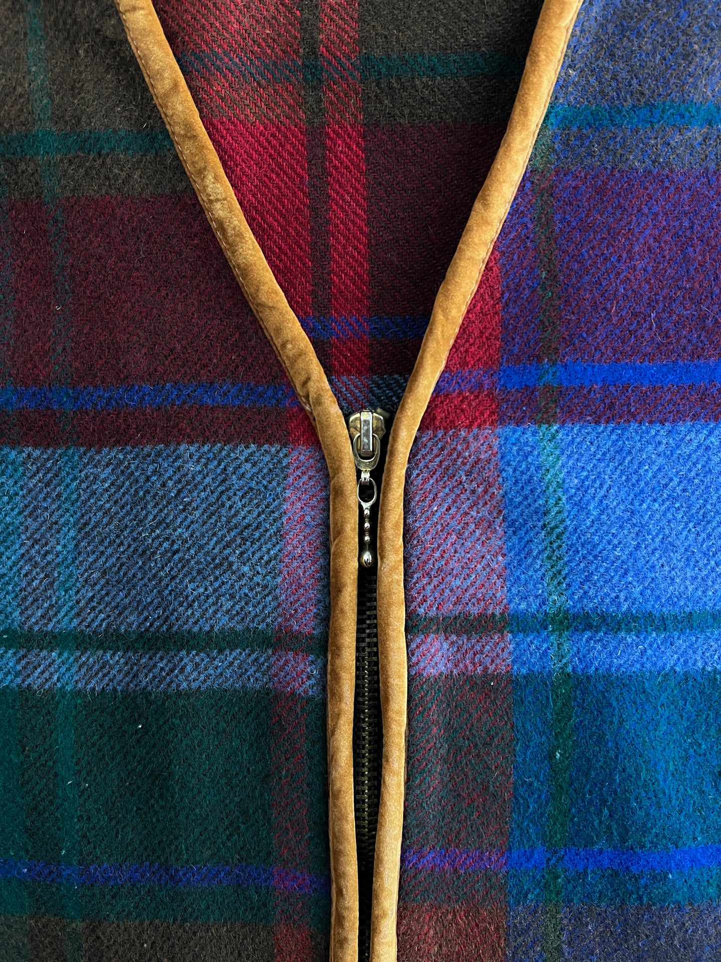 Koret Plaid Wool Vest [M]