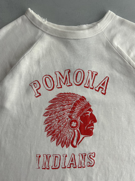 1950's Pomona Indians Short Sleeve Sweatshirt [S]