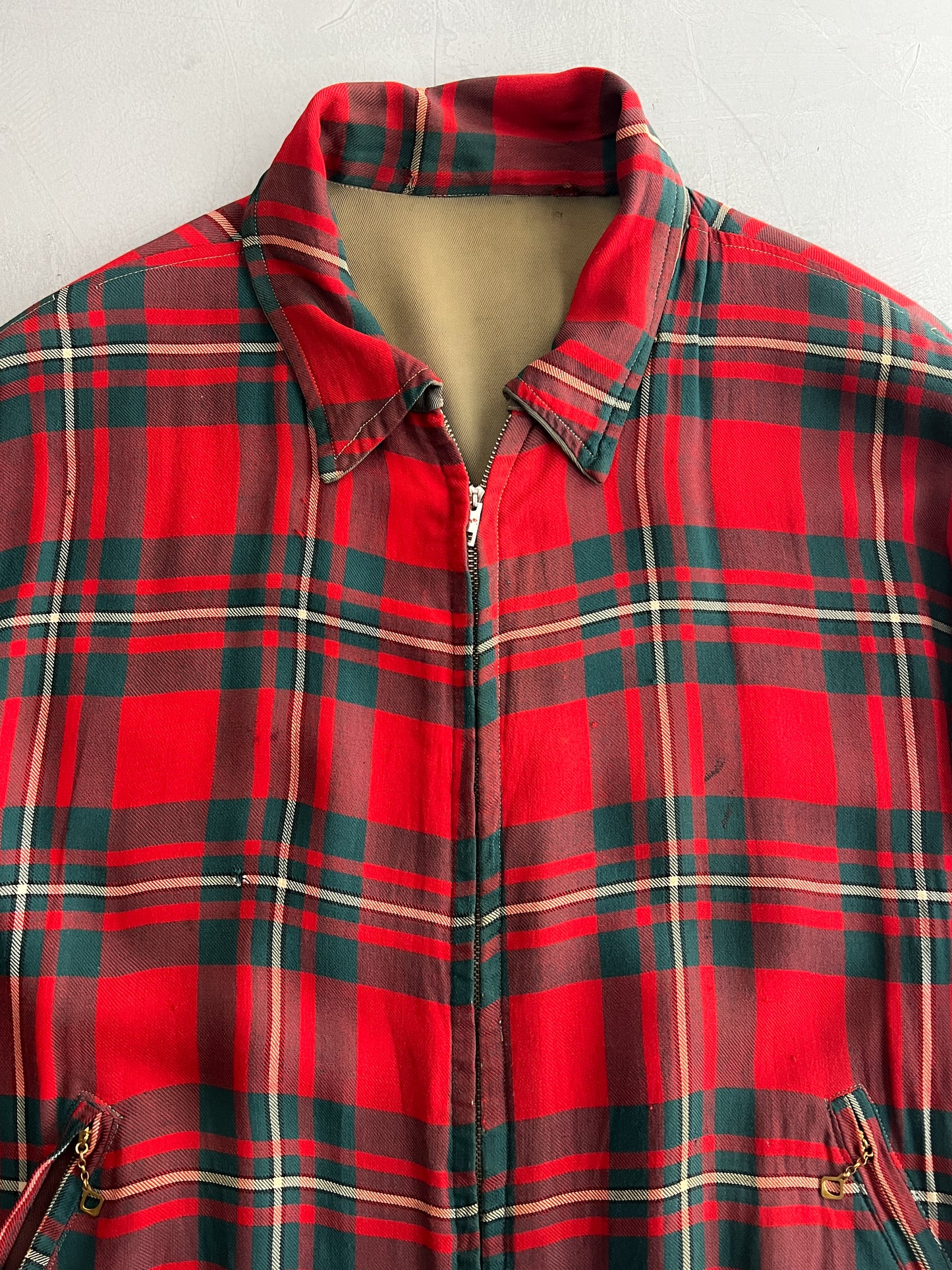 Thrashed 60's Reversible Gab Jacket [XL]