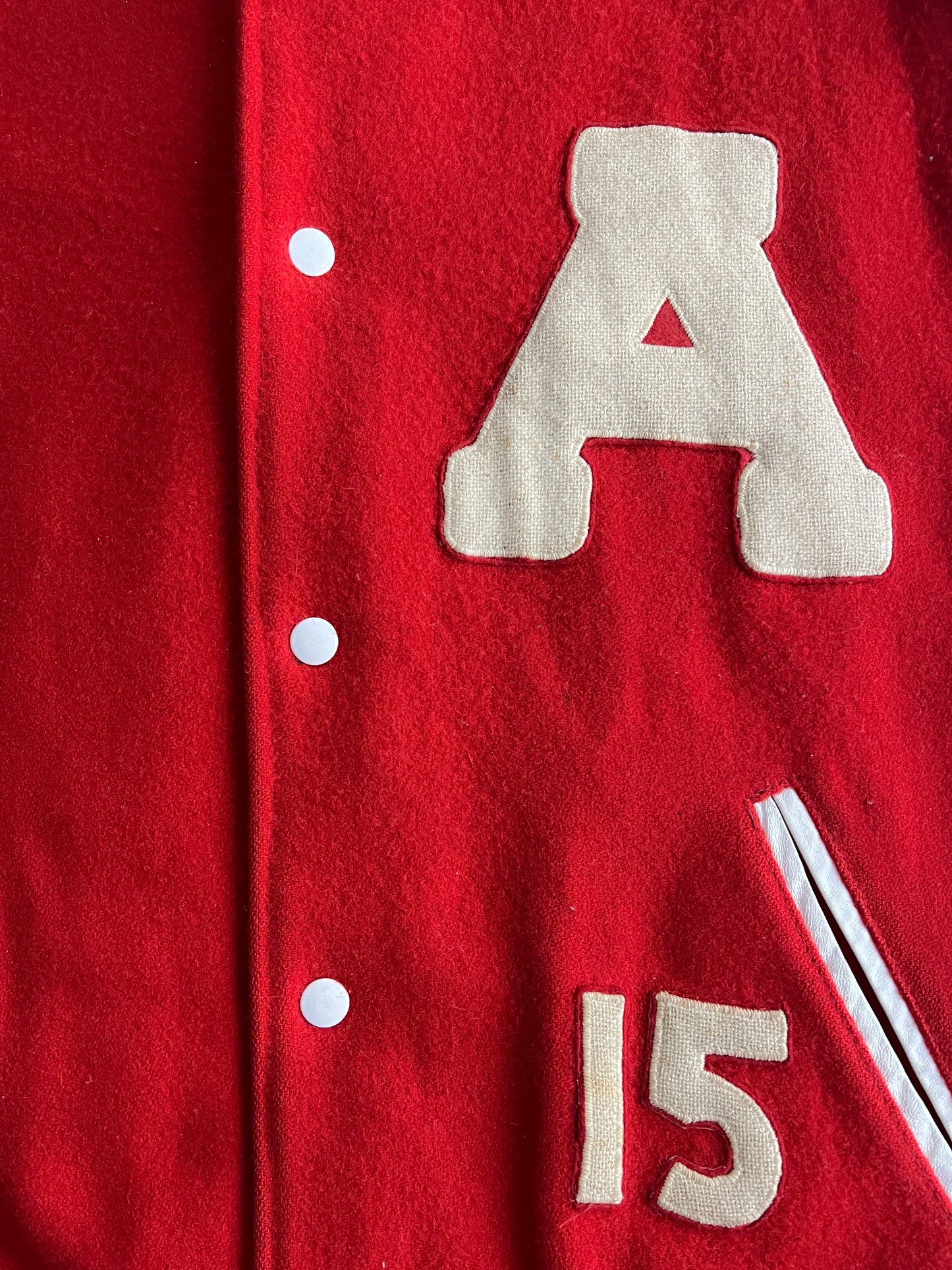 'A' Wool Varsity Vest [L]