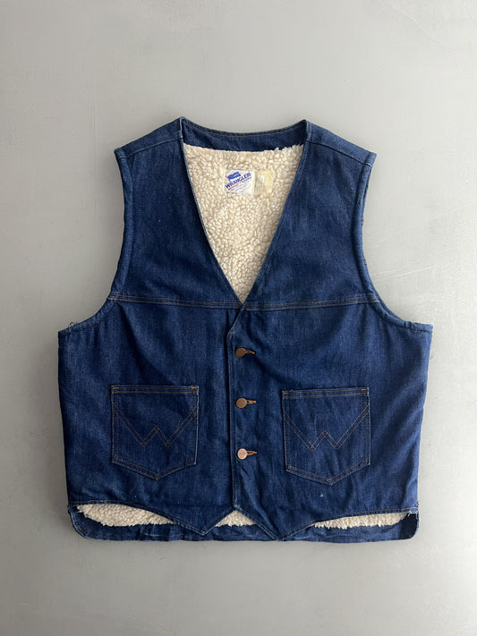 Wrangler Denim Sherpa Vest [L]