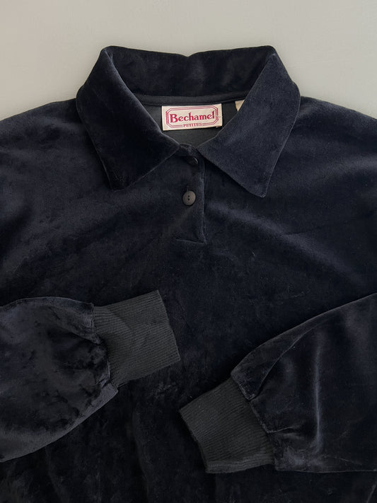 1980's Velour Pullover [S]