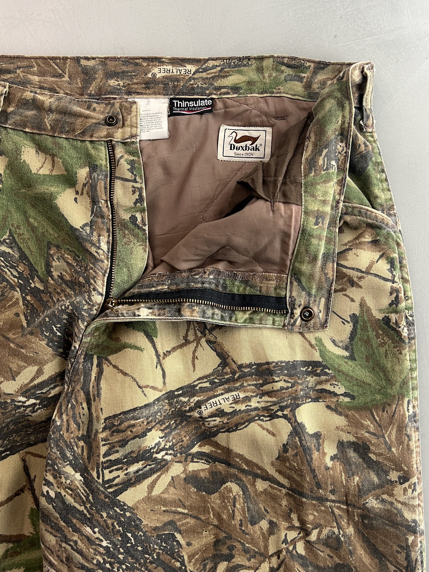 Lined Duxbak RealTree Pants [36"]