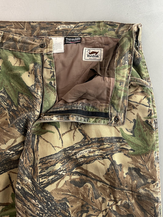 Lined Duxbak RealTree Pants [36"]