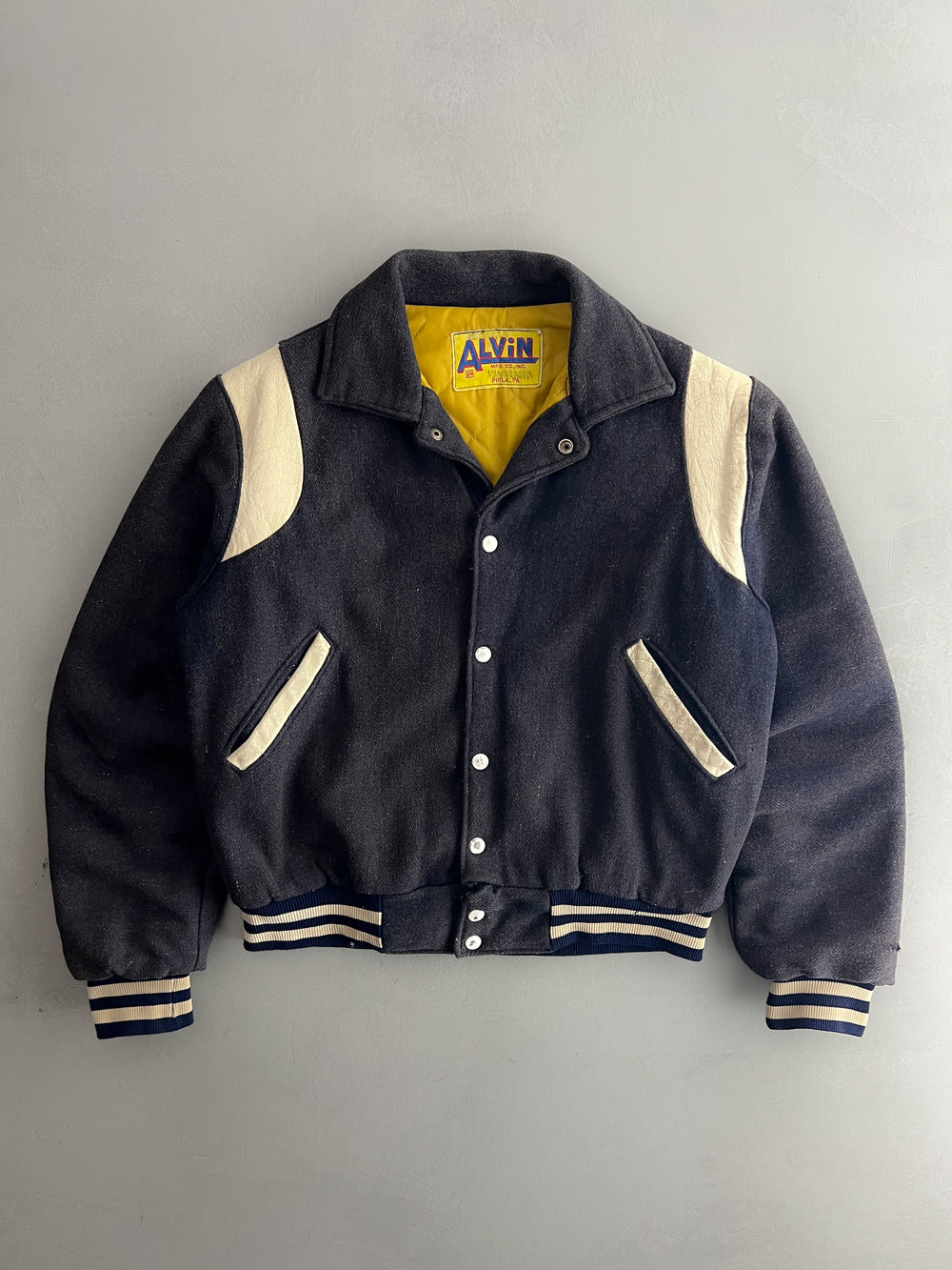 50's/60's Alvin MFG Co Chain Stitch Varsity Jacket [M]