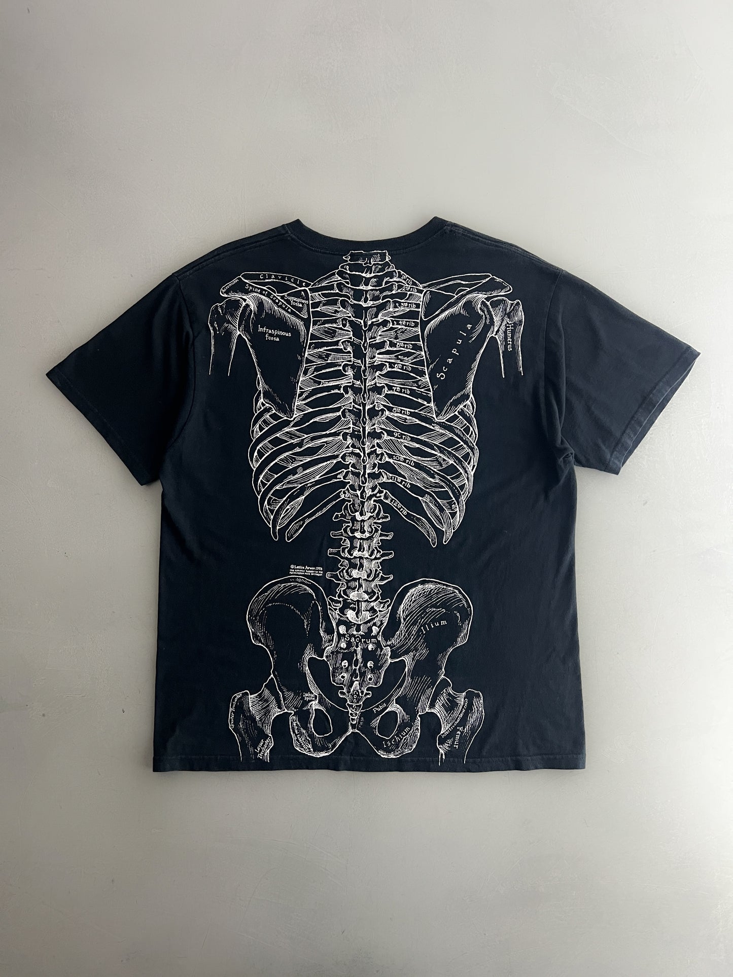 00's Leslie Arwin Skeleton Tee [L]