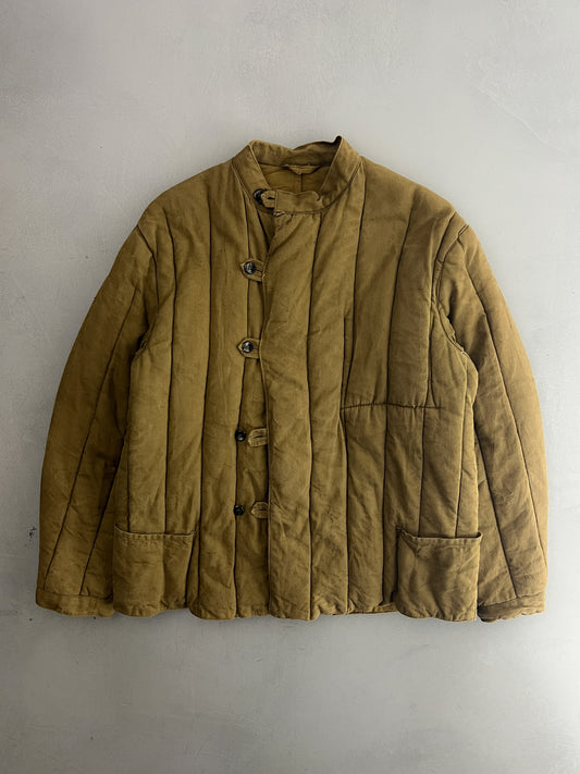 1970’s Czech Military Quilt Jacket [L]
