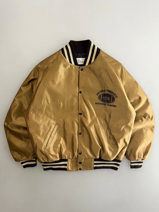1990's Browns Satin Bomber Jacket [M/L]