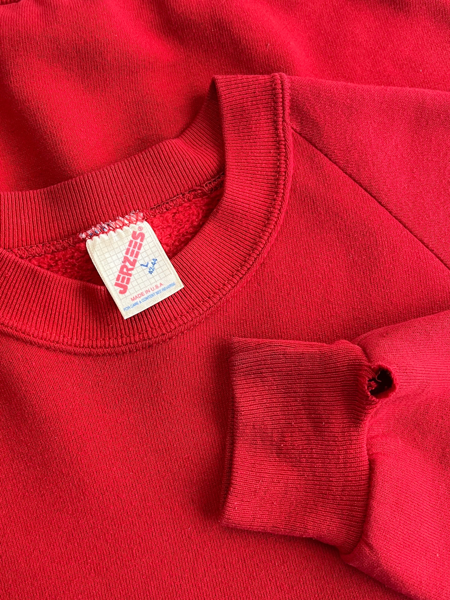 Made in USA Jerzees Raglan Sweatshirt [L]