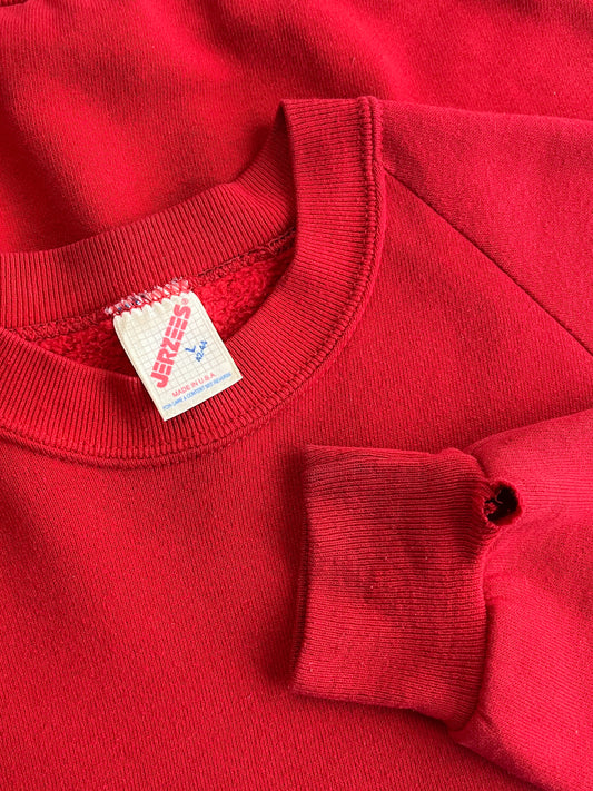 Made in USA Jerzees Raglan Sweatshirt [L]