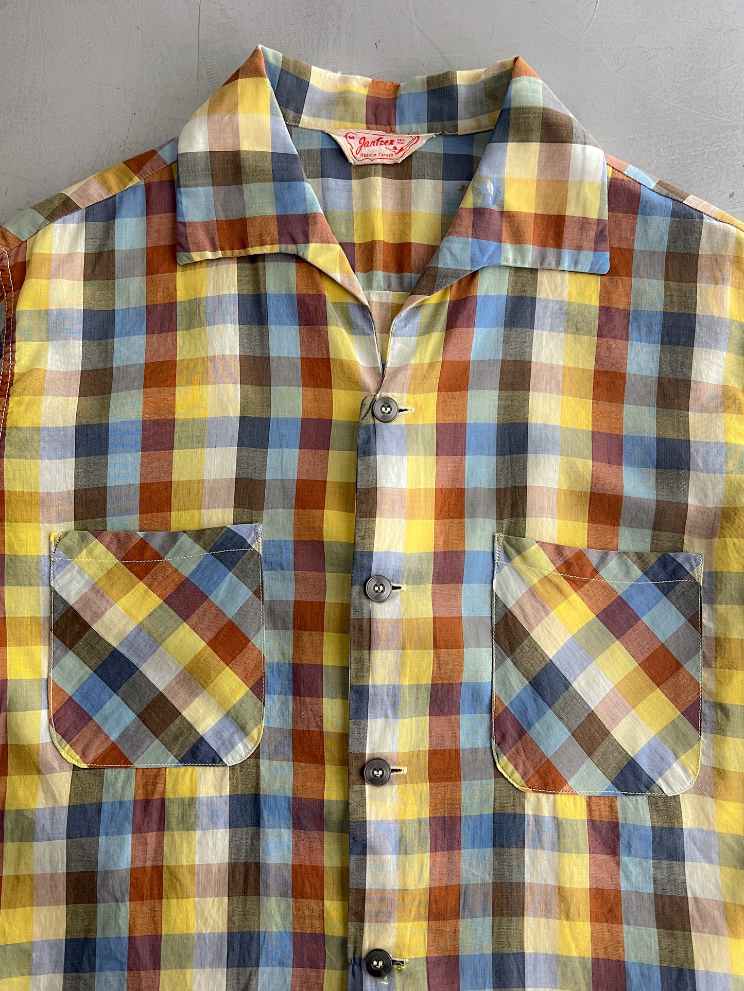 1940's Jantzen Check Shirt [M]