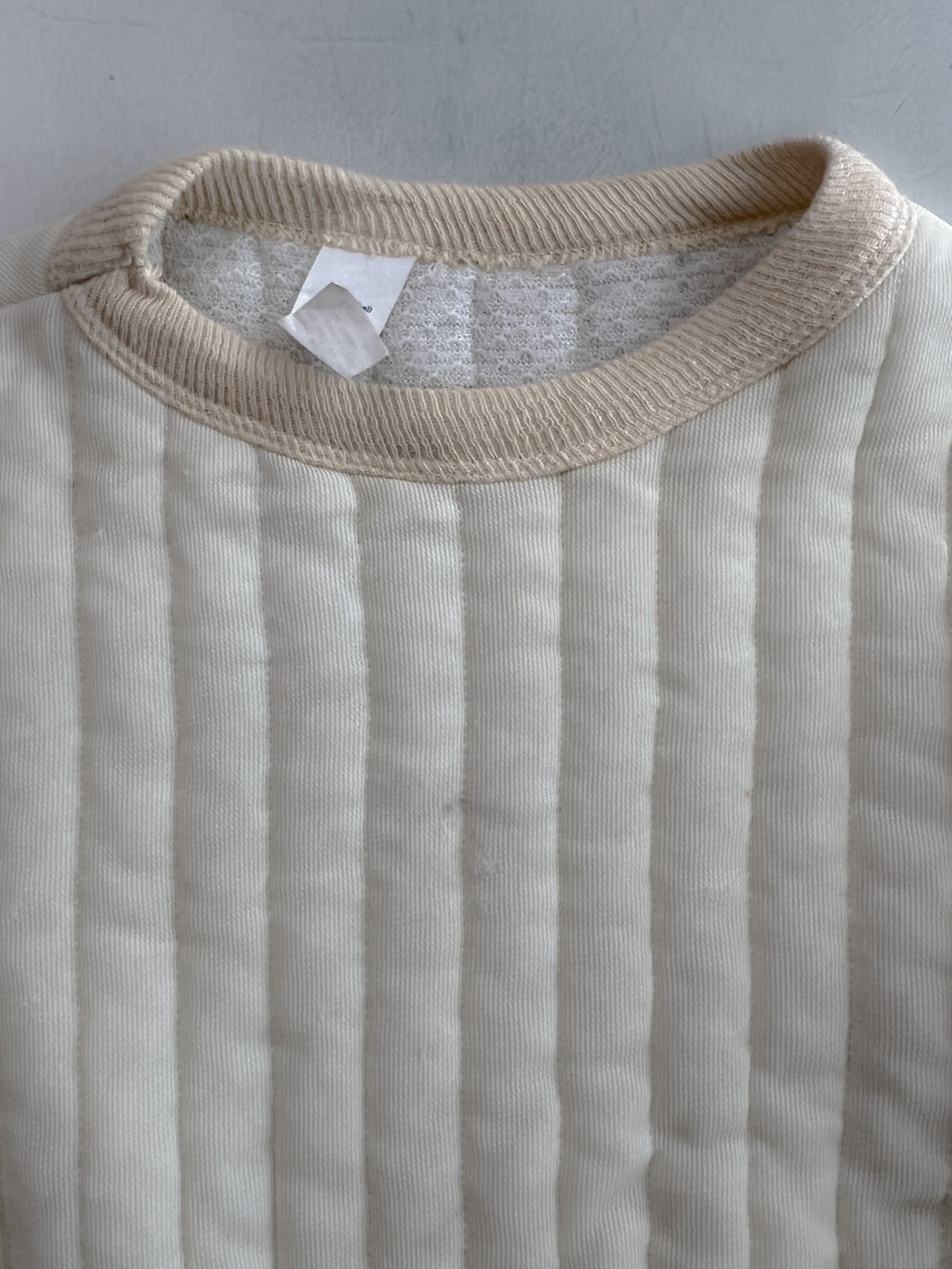 Thermal Lined Quilted Sweatshirt [L]
