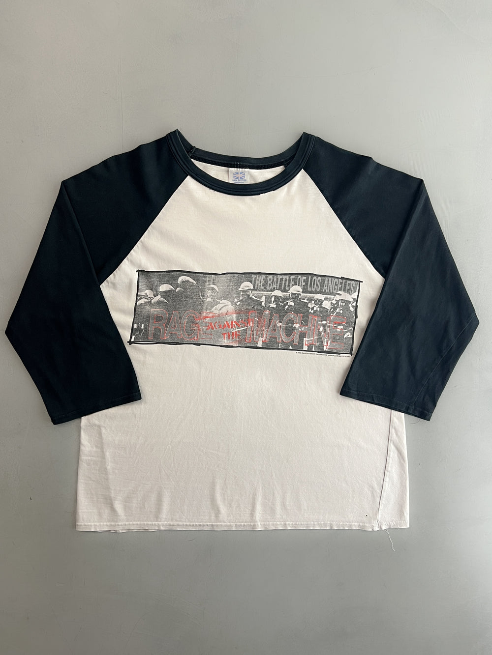 '00 Rage Against the Machine Raglan Tee [L]